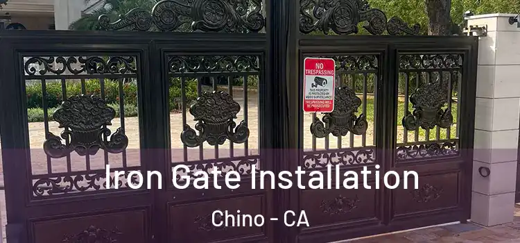  Iron Gate Installation Chino - CA